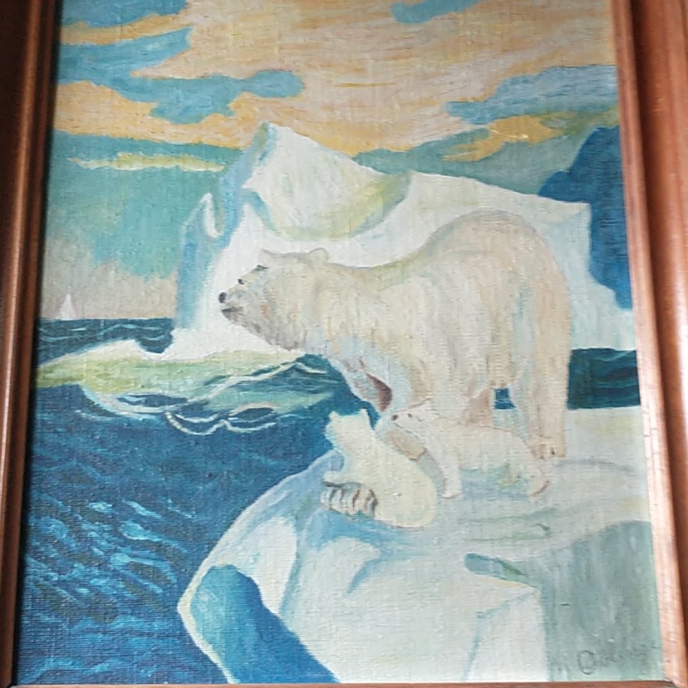 ORIGINAL Signed MATILDA DEKHOT OBLINGER Painting